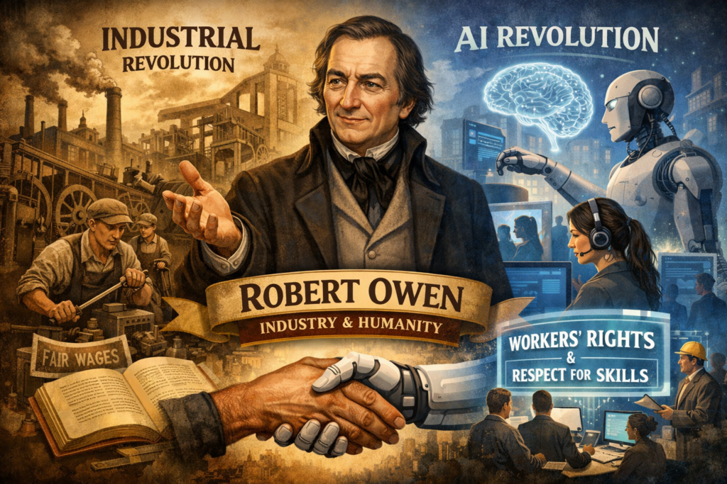 Contrasting AI and Industrial Revolution